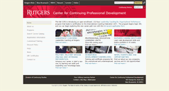 Desktop Screenshot of ccpd.rutgers.edu