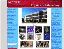 Tablet Screenshot of physics.rutgers.edu