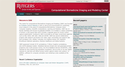 Desktop Screenshot of cbim.rutgers.edu