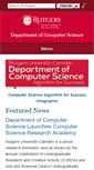 Mobile Screenshot of cs.camden.rutgers.edu