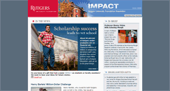 Desktop Screenshot of campaign.rutgers.edu