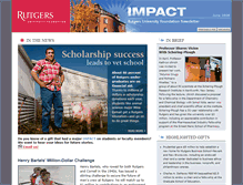 Tablet Screenshot of campaign.rutgers.edu