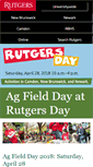 Mobile Screenshot of agfieldday.rutgers.edu