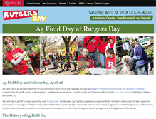 Tablet Screenshot of agfieldday.rutgers.edu