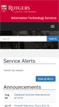 Mobile Screenshot of its.rutgers.edu