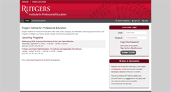 Desktop Screenshot of ipe.rutgers.edu