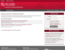 Tablet Screenshot of ipe.rutgers.edu