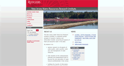 Desktop Screenshot of njwrri.rutgers.edu