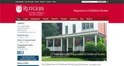 Desktop Screenshot of childhood.camden.rutgers.edu