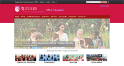 Desktop Screenshot of gifteded.rutgers.edu