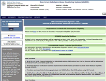 Tablet Screenshot of njsams.rutgers.edu