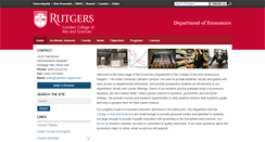 Desktop Screenshot of economics.camden.rutgers.edu