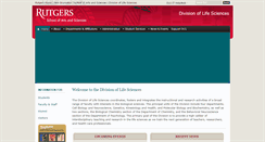Desktop Screenshot of lifesci.rutgers.edu