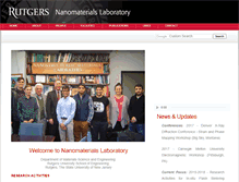 Tablet Screenshot of nanomaterials.rutgers.edu