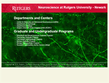 Tablet Screenshot of neuroscience.newark.rutgers.edu