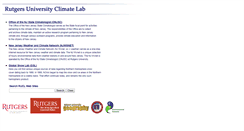 Desktop Screenshot of climate.rutgers.edu