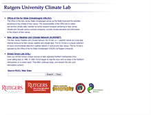 Tablet Screenshot of climate.rutgers.edu
