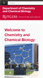 Mobile Screenshot of chem.rutgers.edu