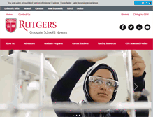 Tablet Screenshot of gsn.newark.rutgers.edu