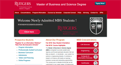 Desktop Screenshot of mbs.rutgers.edu