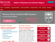 Tablet Screenshot of mbs.rutgers.edu