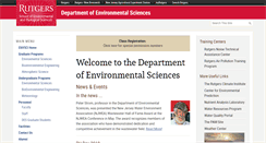 Desktop Screenshot of envsci.rutgers.edu