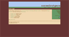 Desktop Screenshot of corse.rutgers.edu