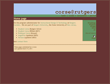 Tablet Screenshot of corse.rutgers.edu