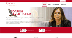 Desktop Screenshot of pharmafellows.rutgers.edu