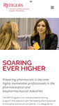 Mobile Screenshot of pharmafellows.rutgers.edu