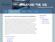 Tablet Screenshot of magrann-conference.rutgers.edu