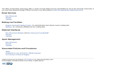 Desktop Screenshot of mailman.rutgers.edu
