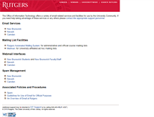 Tablet Screenshot of mailman.rutgers.edu