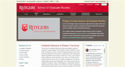 Desktop Screenshot of gsnb.rutgers.edu
