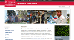 Desktop Screenshot of animalsciences.rutgers.edu