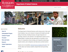 Tablet Screenshot of animalsciences.rutgers.edu