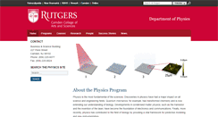 Desktop Screenshot of physics.camden.rutgers.edu