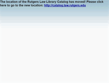 Tablet Screenshot of law-new.rutgers.edu