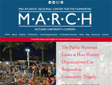 Tablet Screenshot of march.rutgers.edu