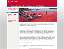 Tablet Screenshot of cranberry.rutgers.edu