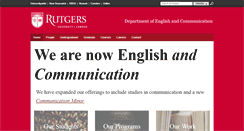 Desktop Screenshot of english.camden.rutgers.edu
