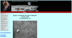 Desktop Screenshot of lunarbase.rutgers.edu