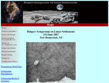 Tablet Screenshot of lunarbase.rutgers.edu