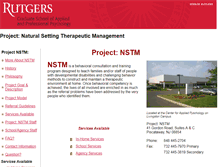 Tablet Screenshot of nstm.rutgers.edu
