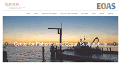 Desktop Screenshot of fisheries.rutgers.edu