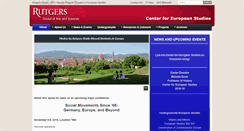 Desktop Screenshot of europe.rutgers.edu