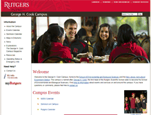 Tablet Screenshot of ghcookcampus.rutgers.edu