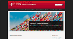 Desktop Screenshot of dga.rutgers.edu