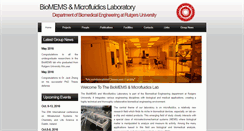 Desktop Screenshot of biomems.rutgers.edu