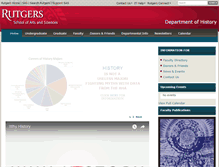 Tablet Screenshot of history.rutgers.edu